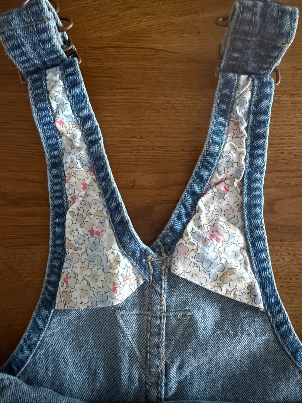 OshKosh B'gosh Baby Girl Overalls with Floral Trim